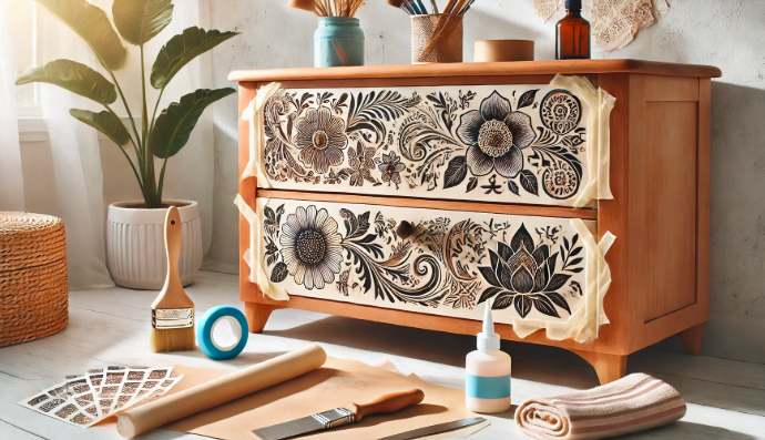 furniture transfers rub on